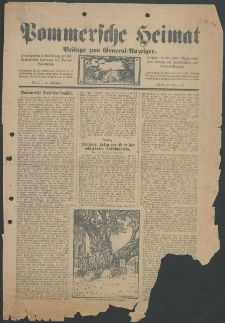 Pommersche Heimat. Beilage zum General-Anzeiger, 1912, Nr. 2