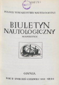 Biuletyn Nautologiczny, nr 4-6, 1959 r.