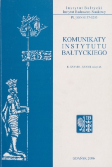 Komunikaty Instytutu Bałtyckiego, z.46