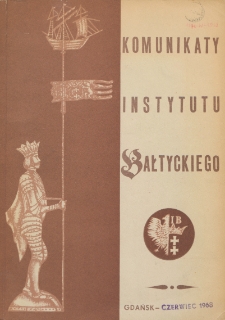 Komunikaty Instytutu Bałtyckiego, z.8