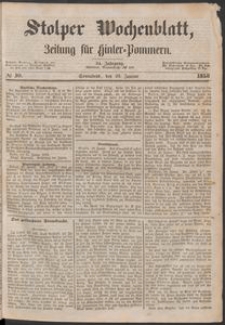 Stolper Wochenblatt. Zeitung f&uuml;r Hinterpommern № 10