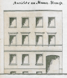 Dokumentacja techniczna budynku przy dawnej ulicy M&uuml;hlenthormauer 25 - ulica nie istnieje