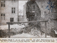 Dokumentacja techniczna budynku przy dawnej ulicy Mühlenthormauer 29 - ulica nie istnieje