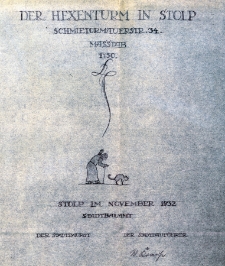 Hausakten Schmiedethormauerstrasse 34 (Hexenturm)