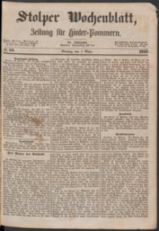 Stolper Wochenblatt. Zeitung f&uuml;r Hinterpommern № 26