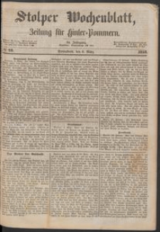 Stolper Wochenblatt. Zeitung f&uuml;r Hinterpommern № 28