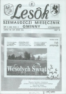 Lesôk Szemaudzczi Miesęcznik Gminny, 1997, strumiannik, Nr 3 (48)