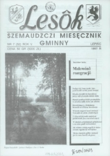 Lesôk Szemaudzczi Miesęcznik Gminny, 1997, lëpińc, Nr 7 (52)