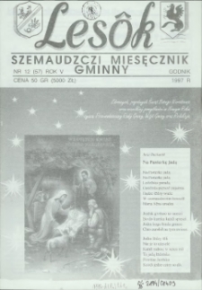 Lesôk Szemaudzczi Miesęcznik Gminny, 1997, godnik, Nr 12 (57)