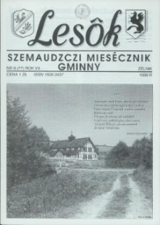Lesôk Szemaudzczi Miesęcznik Gminny, 1999, zélnik, Nr 8 (77)