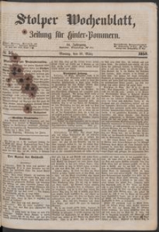 Stolper Wochenblatt. Zeitung f&uuml;r Hinterpommern № 35