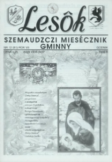 Lesôk Szemaudzczi Miesęcznik Gminny, 1999, godnik, Nr 12 (81)