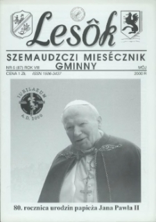 Lesôk Szemaudzczi Miesęcznik Gminny, 2000, môj, Nr 5 (87)