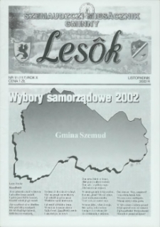 Lesôk Szemaudzczi Miesęcznik Gminny, 2002, listopadnik, Nr 11 (117)