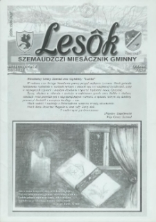 Lesôk Szemaudzczi Miesęcznik Gminny, 2002, godnik, Nr 13 (119)