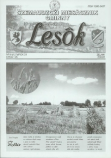 Lesôk Szemaudzczi Miesãcznik Gminny, 2003, zélnik, Nr 8 (127)