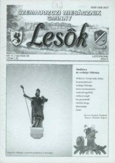 Lesôk Szemaudzczi Miesãcznik Gminny, 2004, listopadnik, Nr 11 (142)