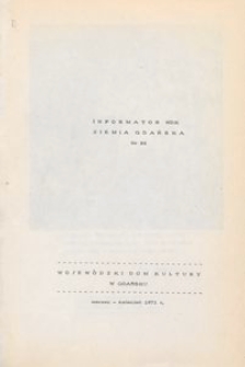 Informator WDK : Ziemia Gdańska, 1971, nr 86