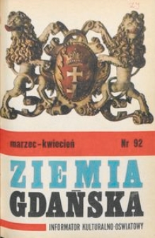 Informator WDK : Ziemia Gdańska, 1972, nr 92