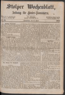 Stolper Wochenblatt. Zeitung f&uuml;r Hinterpommern № 45