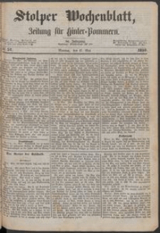 Stolper Wochenblatt. Zeitung f&uuml;r Hinterpommern № 57
