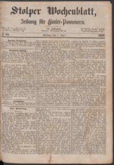 Stolper Wochenblatt. Zeitung f&uuml;r Hinterpommern № 65