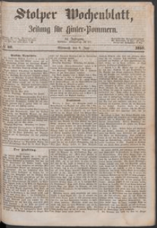 Stolper Wochenblatt. Zeitung f&uuml;r Hinterpommern № 66