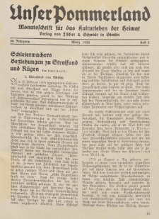Unser Pommerland : Monatsschrift für das Kulturleben der Heimat, 1935, Nr. 2