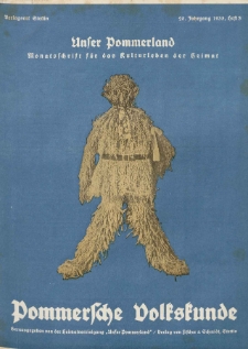 Unser Pommerland : Monatsschrift f&uuml;r das Kulturleben der Heimat, 1935, Nr. 5