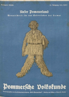 Unser Pommerland : Monatsschrift für das Kulturleben der Heimat, 1935, Nr. 5