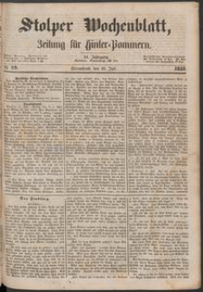 Stolper Wochenblatt. Zeitung für Hinterpommern № 79