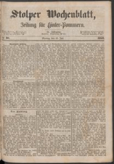 Stolper Wochenblatt. Zeitung f&uuml;r Hinterpommern № 80