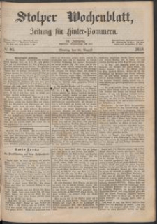 Stolper Wochenblatt. Zeitung f&uuml;r Hinterpommern № 95