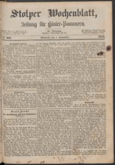 Stolper Wochenblatt. Zeitung f&uuml;r Hinterpommern № 102
