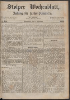 Stolper Wochenblatt. Zeitung f&uuml;r Hinterpommern № 106
