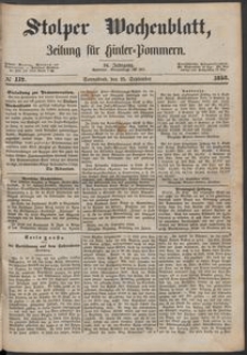 Stolper Wochenblatt. Zeitung f&uuml;r Hinterpommern № 112