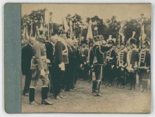 Zdjęcie z wizyty Augusta von Mackensena w Słupsku