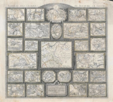 Tableau des Guerres de Frederic le Grand. Theatre des Guerres de Frederic Le Grand contre les Puissances reunies de l'Empire, de l'Autriche, de la Russie, de la France, de la Suede et la Saxe