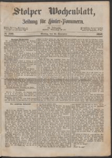 Stolper Wochenblatt. Zeitung f&uuml;r Hinterpommern № 140