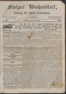 Stolper Wochenblatt. Zeitung f&uuml;r Hinterpommern № 150