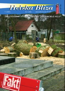 Helska Bliza : dwutygodnik Stowarzyszenia "Przyjaciele Helu", 2005, nr 1