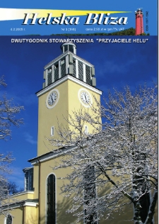Helska Bliza : dwutygodnik Stowarzyszenia "Przyjaciele Helu", 2005, nr 3