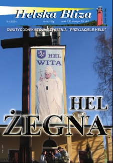 Helska Bliza : dwutygodnik Stowarzyszenia "Przyjaciele Helu", 2005, nr 8
