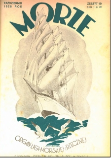 Morze : organ Ligi Morskiej i Rzecznej, 1928, nr 10