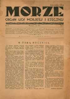Morze : organ Ligi Morskiej i Rzecznej, 1928, nr 2