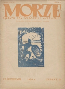 Morze : organ Ligi Morskiej i Rzecznej, 1930, nr 10