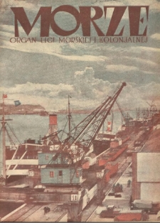 Morze : organ Ligi Morskiej i Kolonialnej, 1933, nr 3
