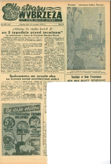 Na Straży Wybrzeża : gazeta marynarki wojennej, 1951, nr 223