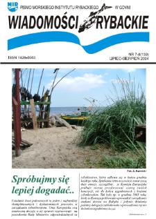 Wiadomości Rybackie : pismo Morskiego Instytutu Rybackiego w Gdyni, 2004, nr 7-8