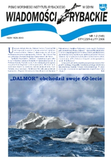Wiadomości Rybackie : pismo Morskiego Instytutu Rybackiego w Gdyni, 2006, nr 1-2
